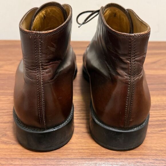 Tod’s Dark Brown Leather Ankle Boot. Size 10. main image 8
